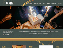 Tablet Screenshot of clubabe.com